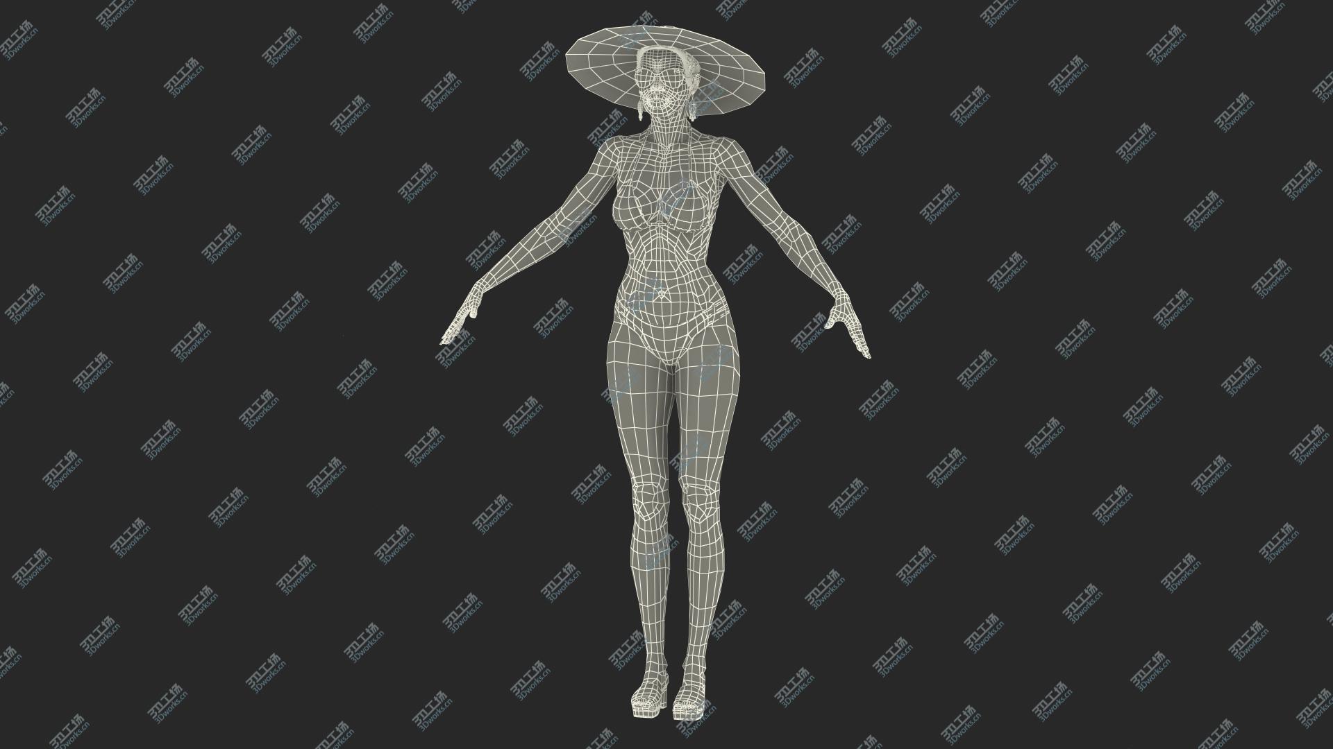 images/goods_img/202104022/Light Skinned Bikini Girl T Pose 3D model/4.jpg